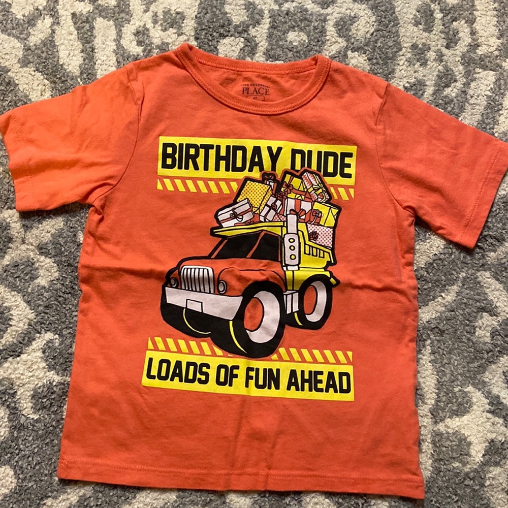 Birthday truck shirt 4T childrens place
